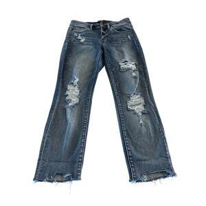 Judy‎ Blue Boyfriend Fit Jeans Size 3 /26 Distressed